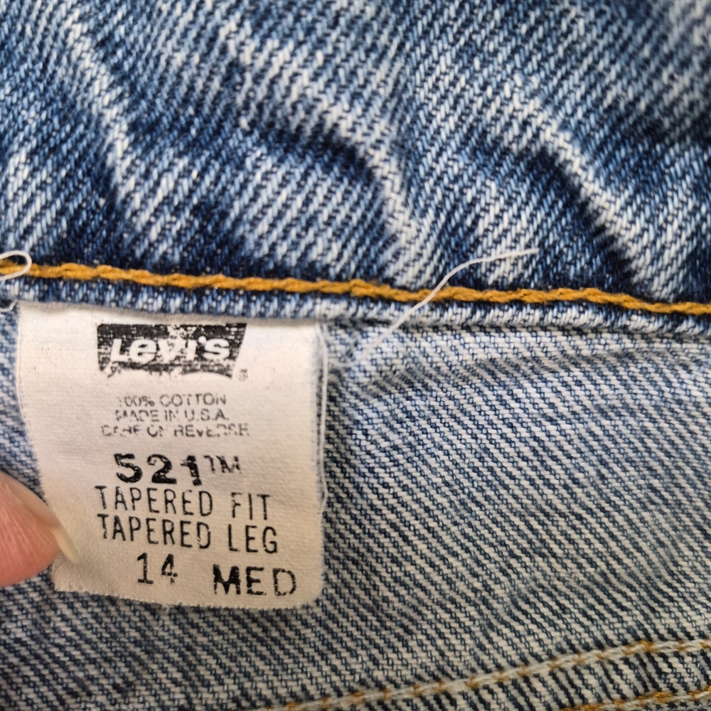 Vintage Levi's Blue Women's Jeans - Picture 5 of 8